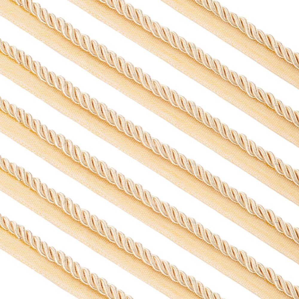 Cord Trim Twisted - Cinta trenzada de color caqui claro