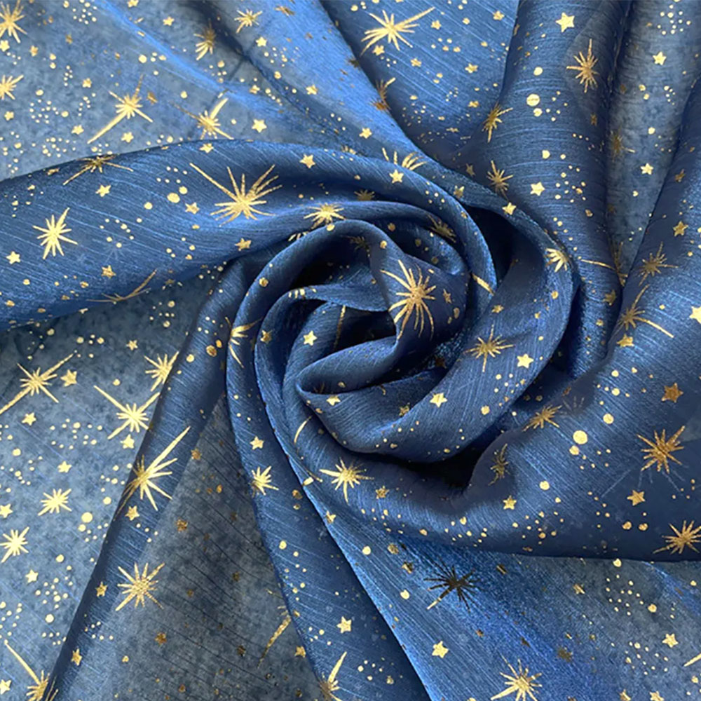 Sequin Fabric Panel - Tela de Organza con purpurina brillante,