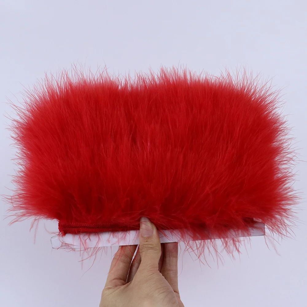 Feather Trim Marabou - Adorno de plumas de pavo suave,
