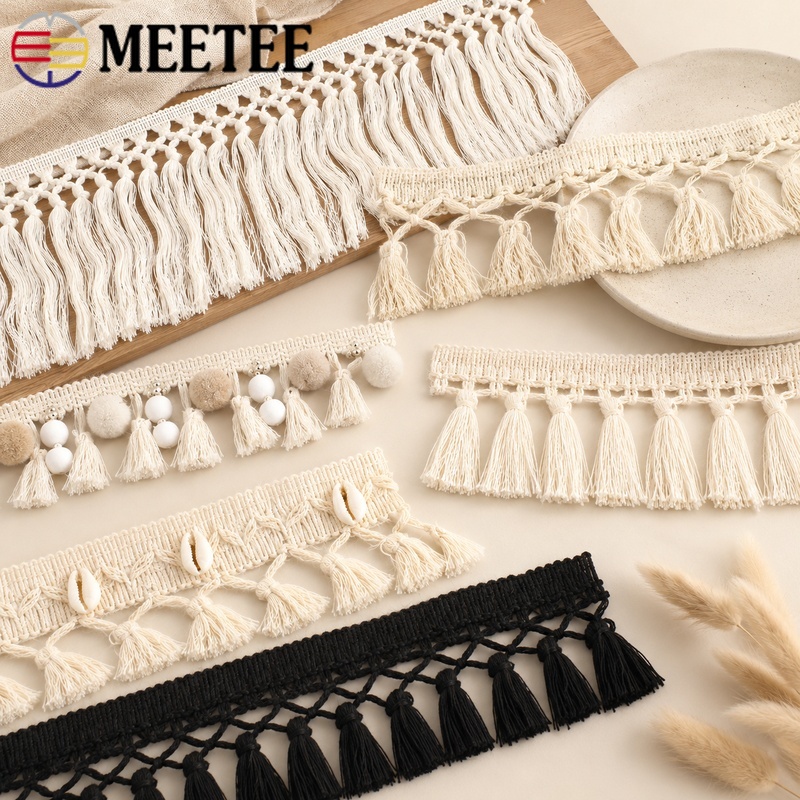 Fringe Ribbon Sewing - Cinta de encaje tejida con flecos