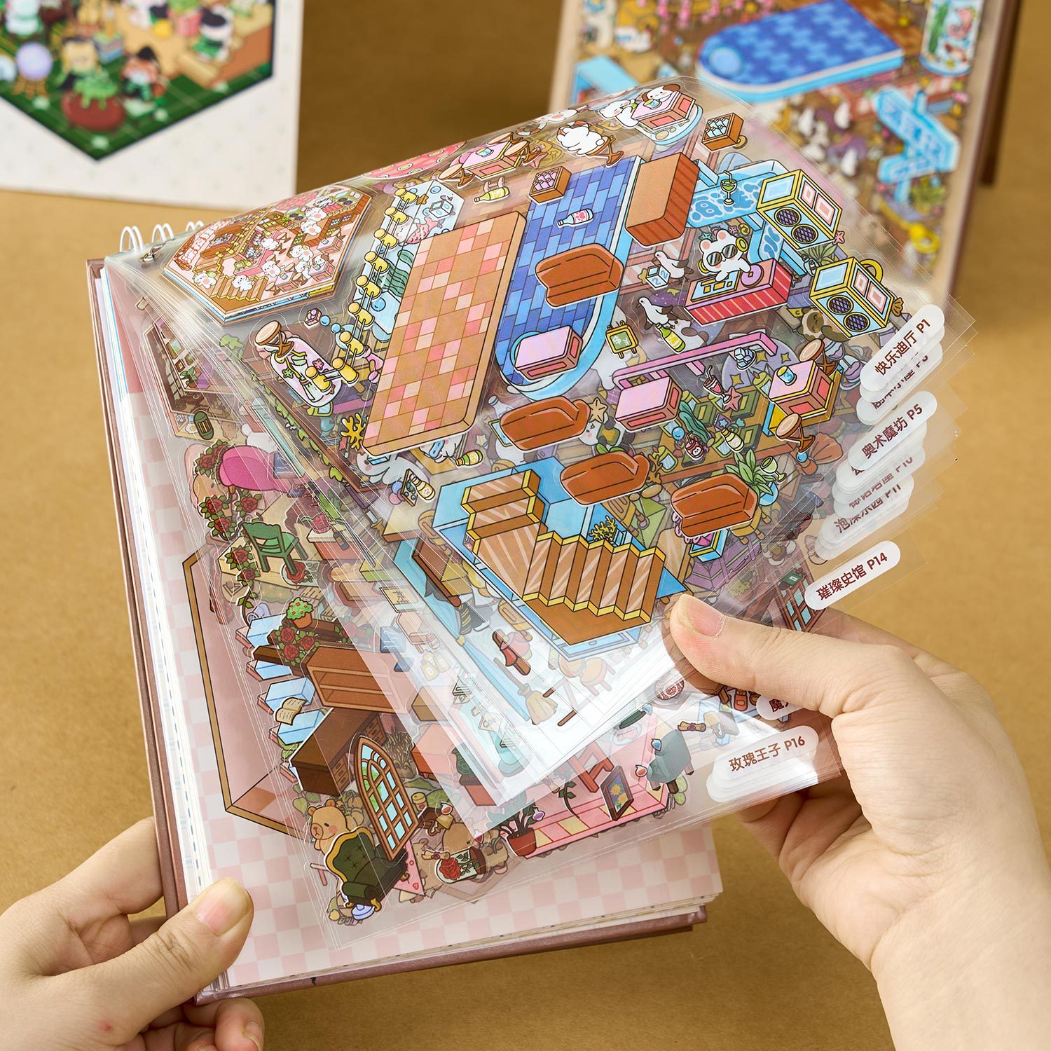 Libro de Pegatinas con Escenas - Glitter Vinyl Roll reseña y precio