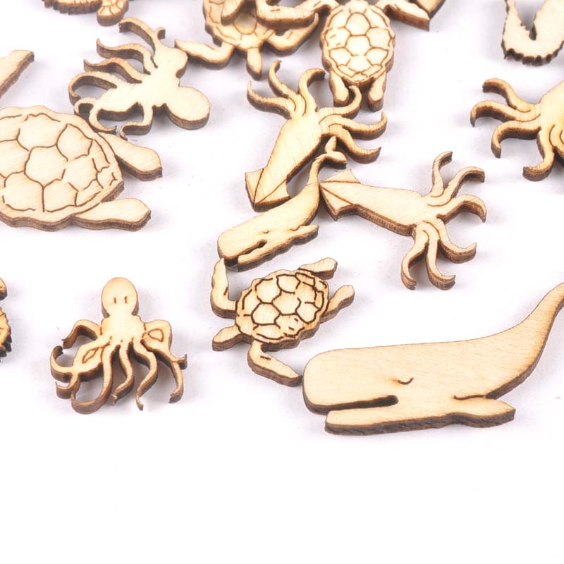 20 piezas 25-40mm tortuga mari - Craft Embellishment reseña y precio