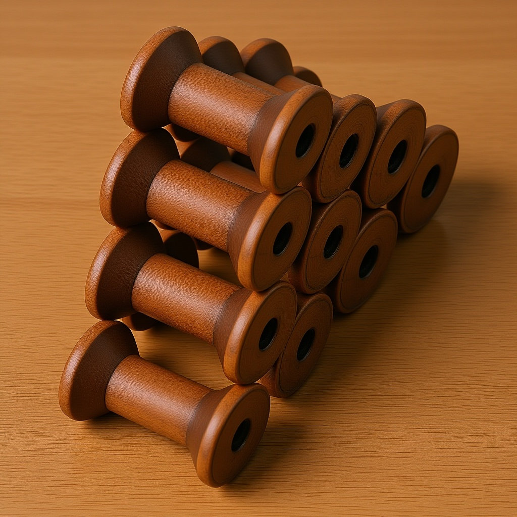 10 Piezas de Bobinas de Madera - Organza Ribbon Spool reseña y precio