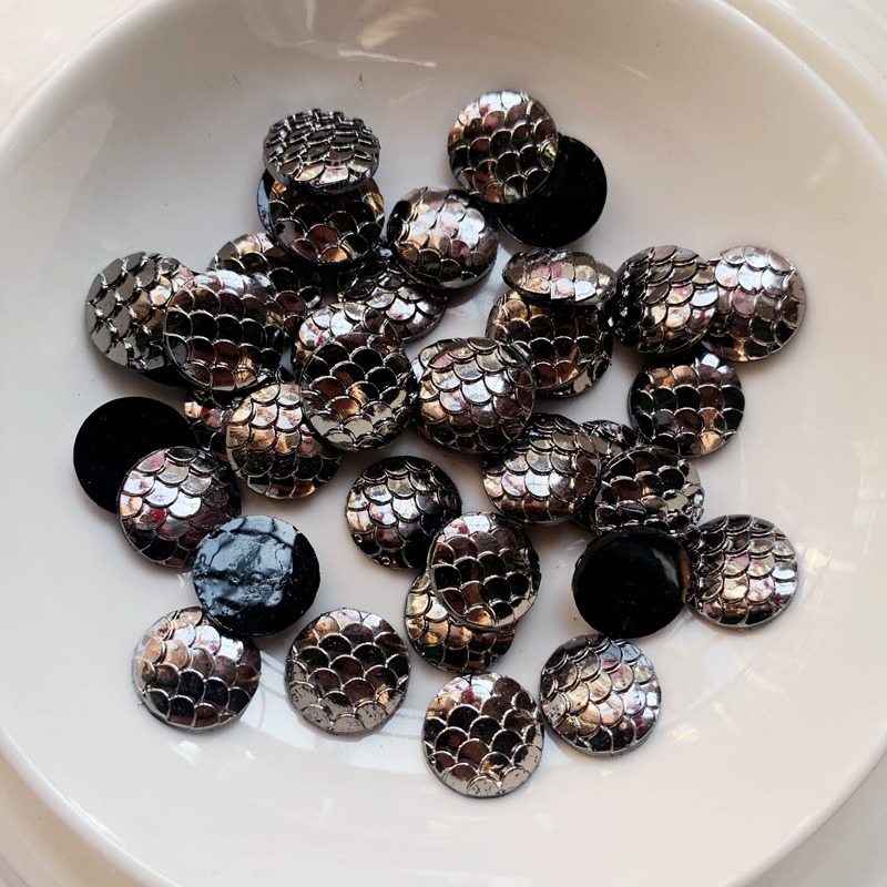 80 piezas de 12 mm, escamas de - Embellishment Glue Craft reseña y precio