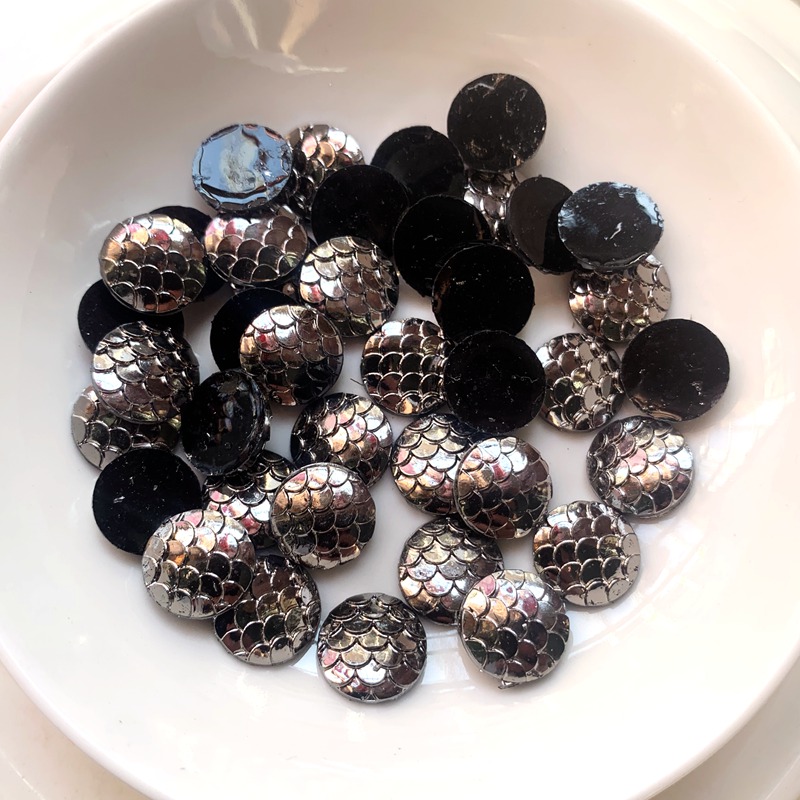 80 piezas de 12 mm, escamas de - Embellishment Glue Craft reseña y precio