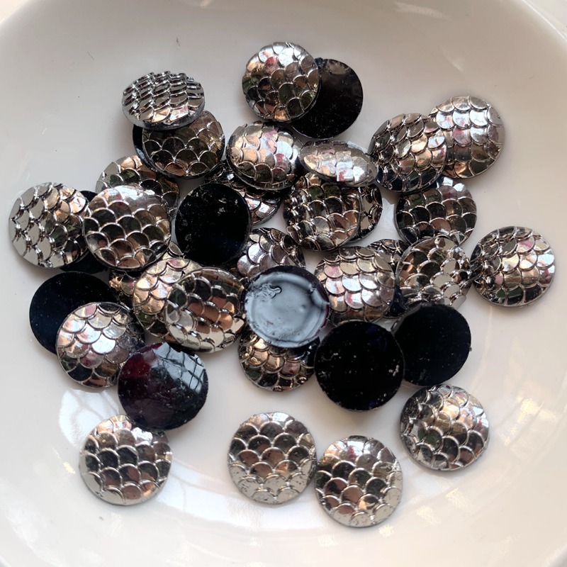 80 piezas de 12 mm, escamas de - Embellishment Glue Craft reseña y precio