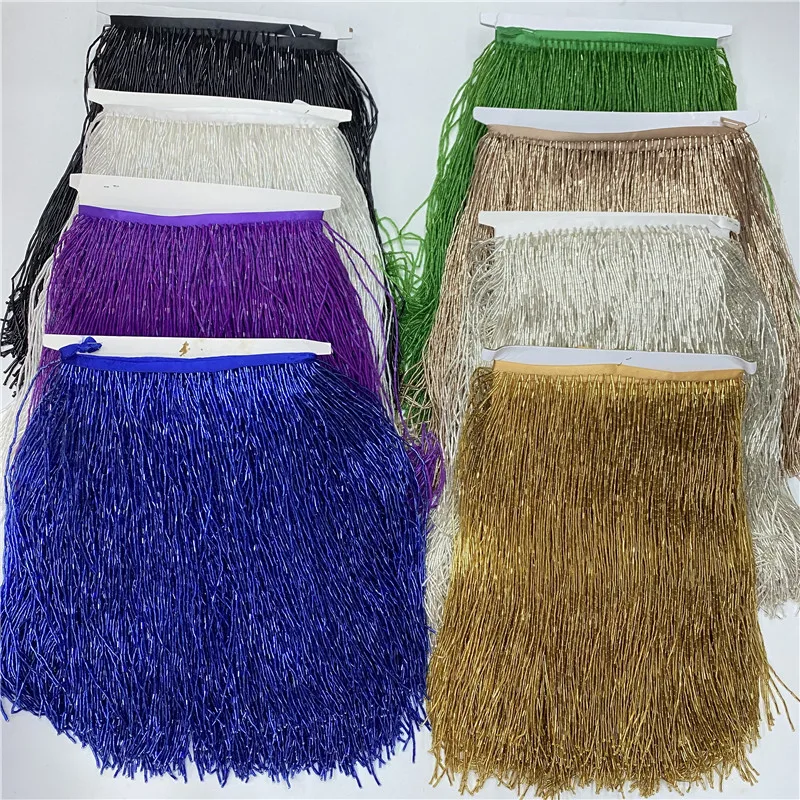 5 metros/lote hermoso adorno c - Beaded Trim Fringe reseña y precio