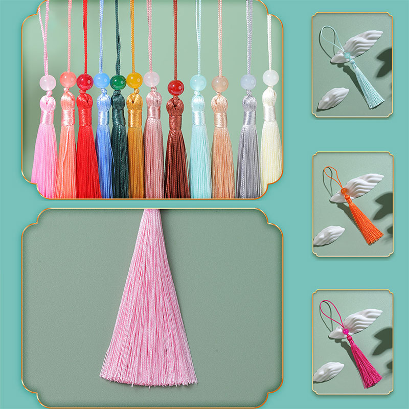 5-100 Uds. Marcapáginas borlas - Beaded Trim Fringe reseña y precio