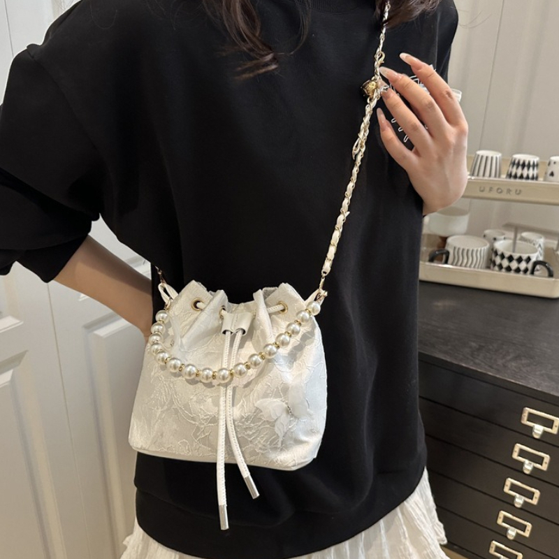 Elegante Bolso de Mano con Cor - Beaded Trim Fringe reseña y precio