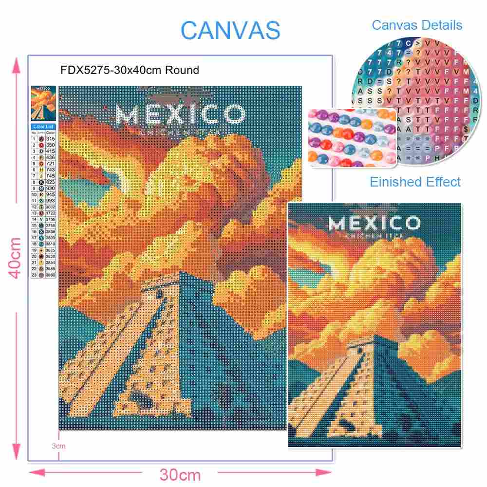 Pintura de Diamantes 5D DIY de - Embroidery Embellishments reseña y precio