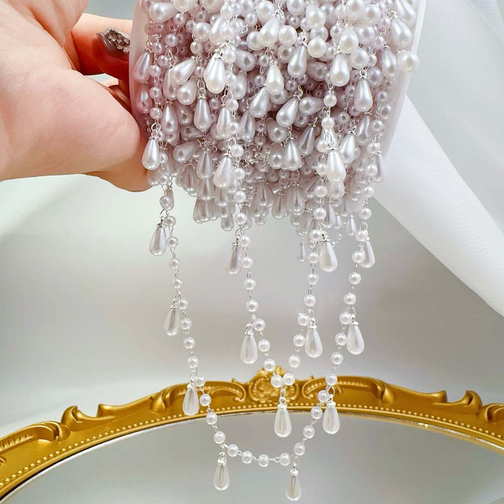 0,5 M 1M perla de imitación go - Pearl Trim Chain reseña y precio
