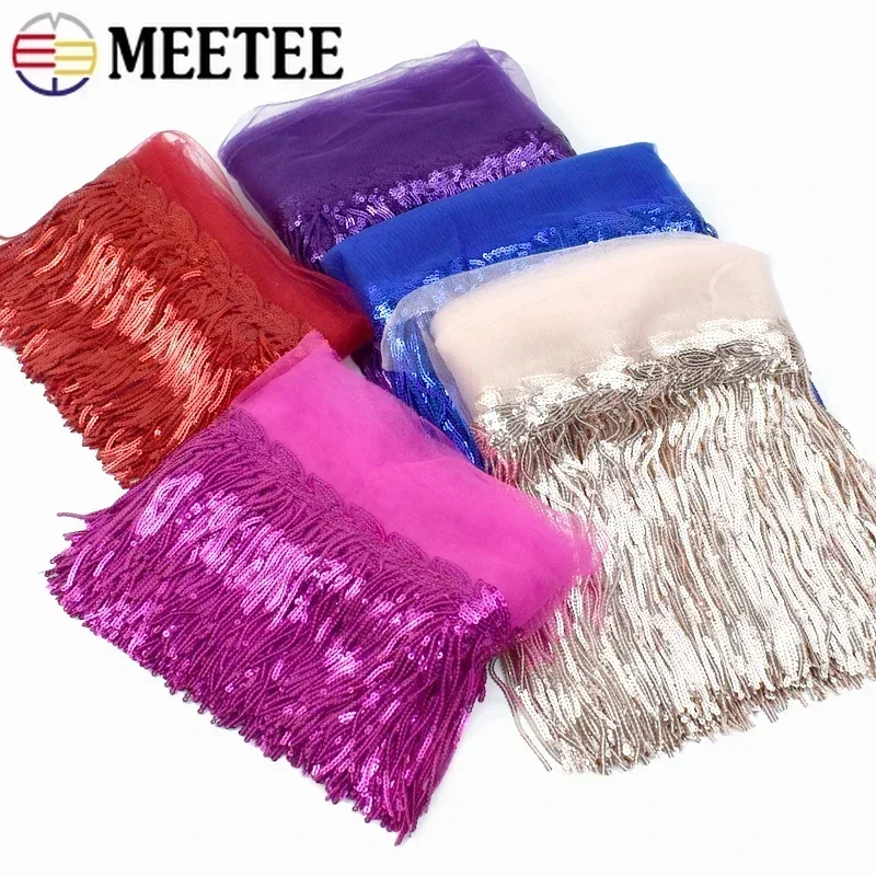 Borlas bordadas con lentejuela - Beaded Trim Fringe reseña y precio