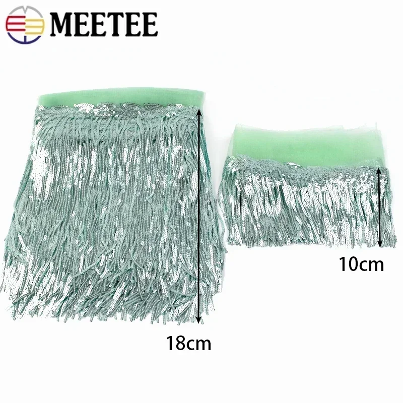 Borlas bordadas con lentejuela - Beaded Trim Fringe reseña y precio