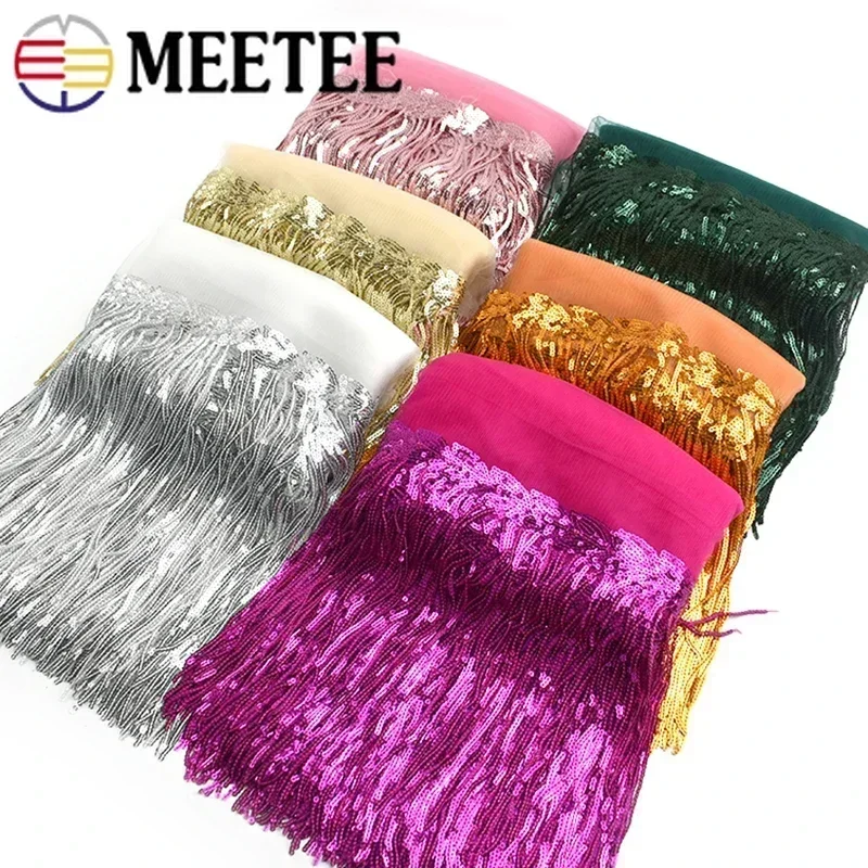 Borlas bordadas con lentejuela - Beaded Trim Fringe reseña y precio