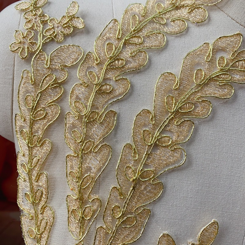 Ribete de Encaje Dorado para M - Craft Embellishment reseña y precio