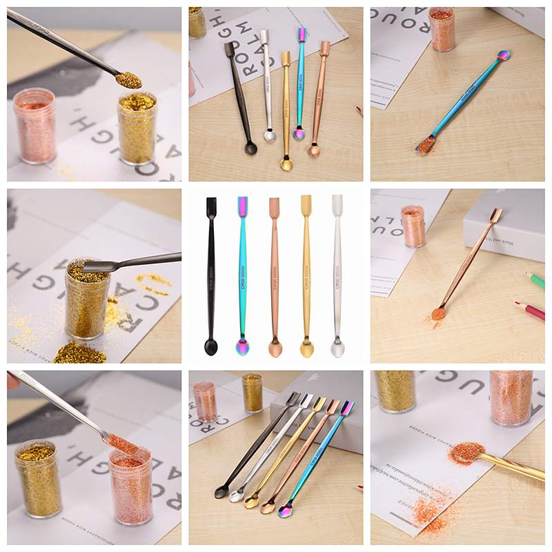 Cucharas artesanales de colore - Embellishments For Scrapbooking reseña y precio