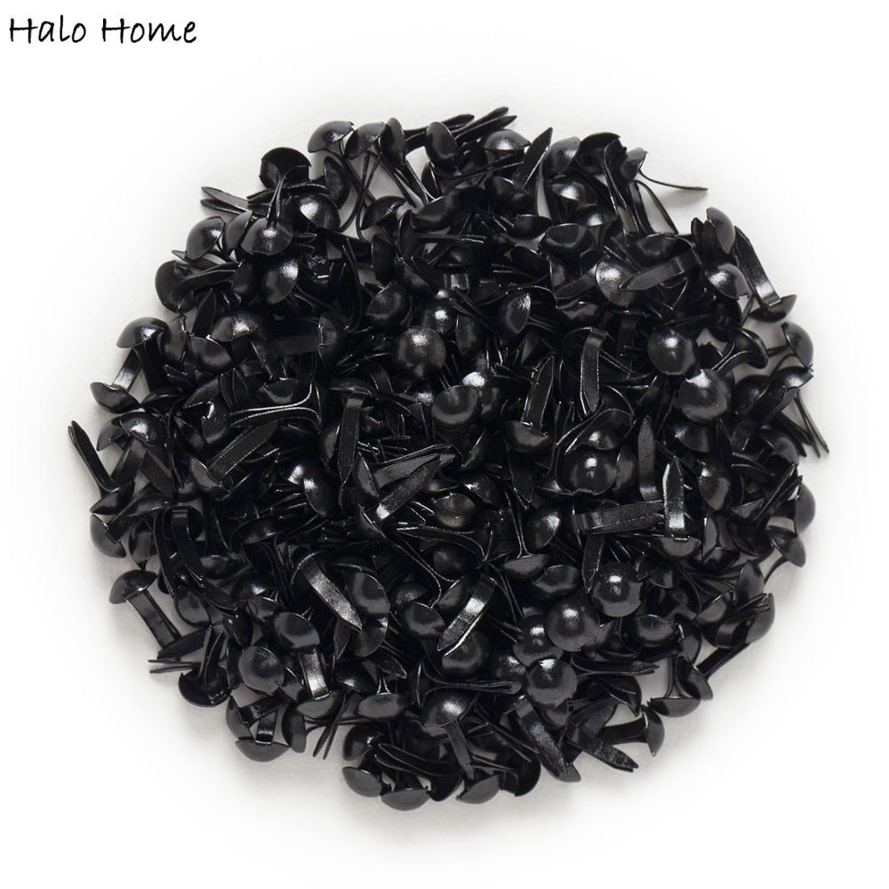 500 Uds. Brads redondos negros - Embellishments For Scrapbooking reseña y precio