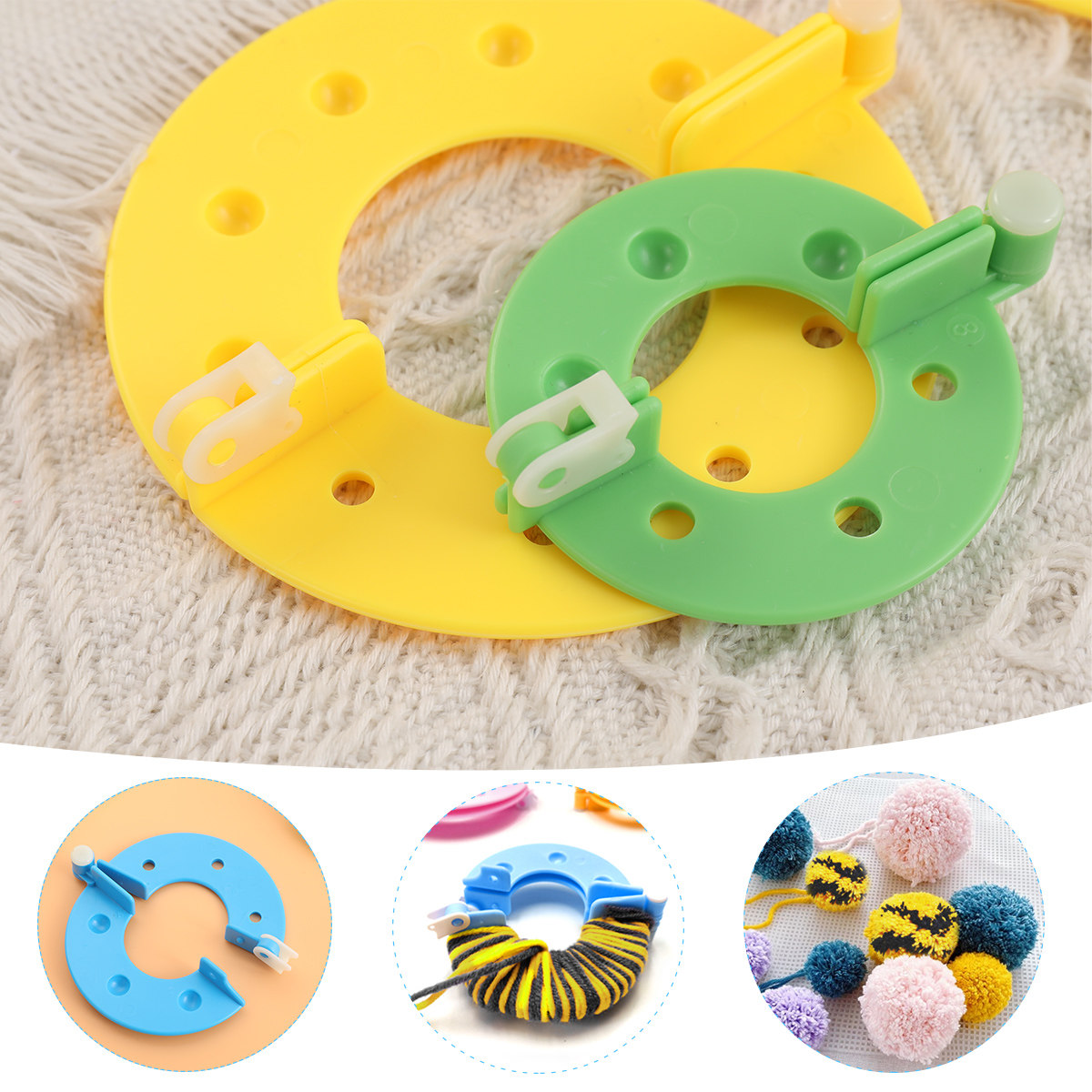 Kit de 8 Piezas para Hacer Pom - Pom Pom Maker Tool reseña y precio